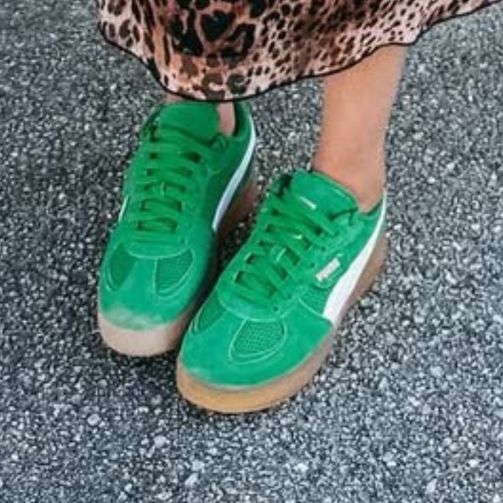 Puma Palermo LaModa Vintage Sneakers - green